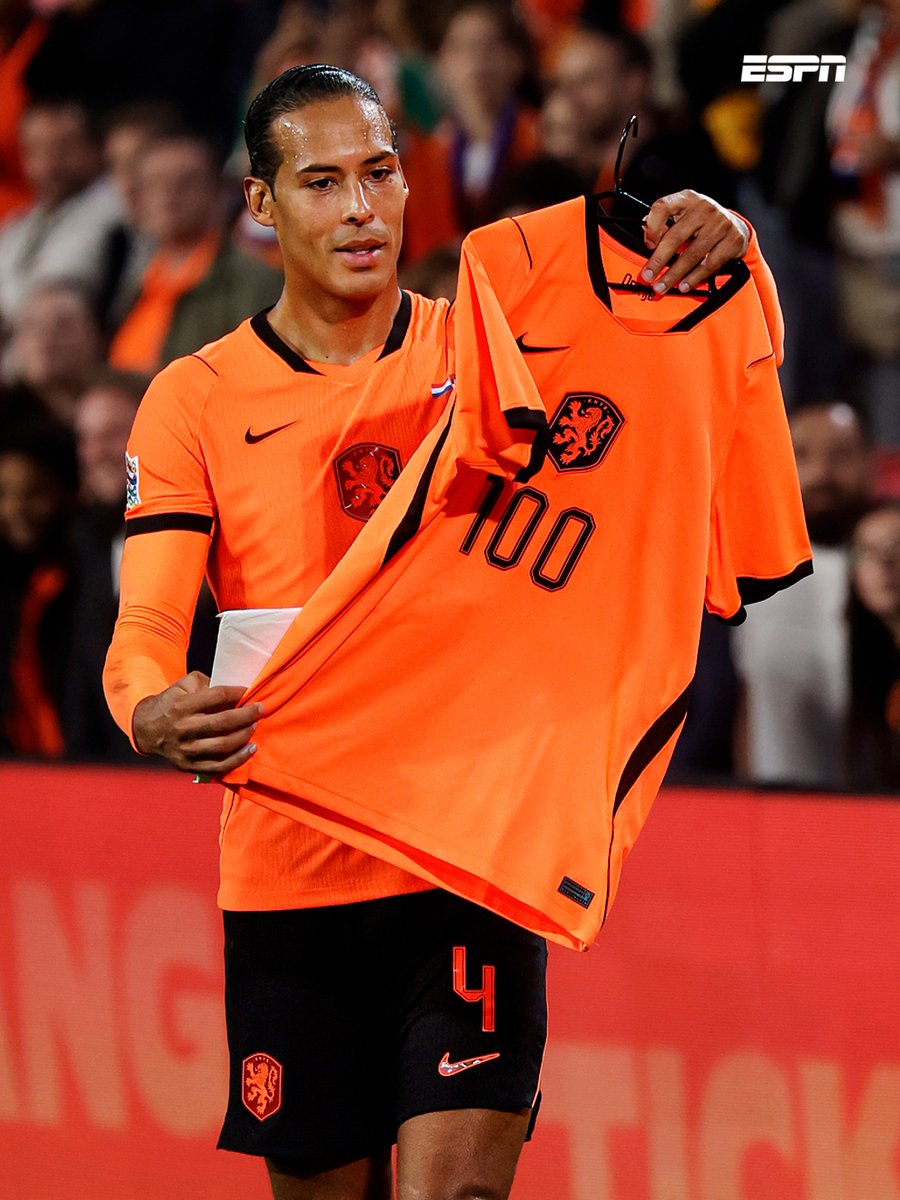 ESPNnl's tweet photo. Virgil van Dijk 💯🧡 https://t.co/cVLJxm3gRG