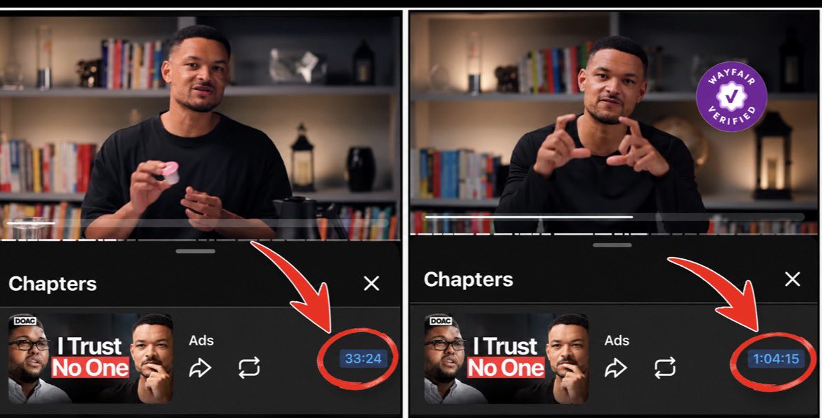 aamireneur's tweet photo. One of the worst ways brands waste money on YouTube creator marketing:

Buying the wrong 60 seconds of a great creator.

Many US creators sell 3 sponsorship slots:

→ Pre-roll
→ Mid-roll
→ End-roll

Pre-roll is expensive.

So smaller brands often settle for mid-roll or end-roll thinking:

“At least we’re getting access to this creator’s audience.”

No.

You’re not buying the creator’s audience.

You’re buying the audience that is STILL WATCHING when your integration appears.

A creator might get 1M views.

But if your sponsorship appears when only a fraction of those viewers remain, your actual addressable audience is dramatically smaller.

Then comes the brutal math:

Smaller audience → fewer clicks → fewer conversions → harder CAC recovery.

And the worst format?

Creators stacking multiple sponsors back-to-back like TV commercials.

Ad 1.
Ad 2.
Ad 3.

That’s not creator-native advertising.

That’s a commercial break with a famous face.

My rule after years of running creator campaigns:

Don’t negotiate only on CPM, views or creator size.

Negotiate PLACEMENT.

Look at the creator’s audience-retention graph and negotiate your integration around where meaningful watch time still exists.

For performance campaigns, I generally want the integration within the first 4–5 minutes often earlier.

Because in creator marketing:

You’re not buying views.

You’re buying ATTENTION AT THE TIMESTAMP YOUR AD APPEARS.

And those are two completely different things.