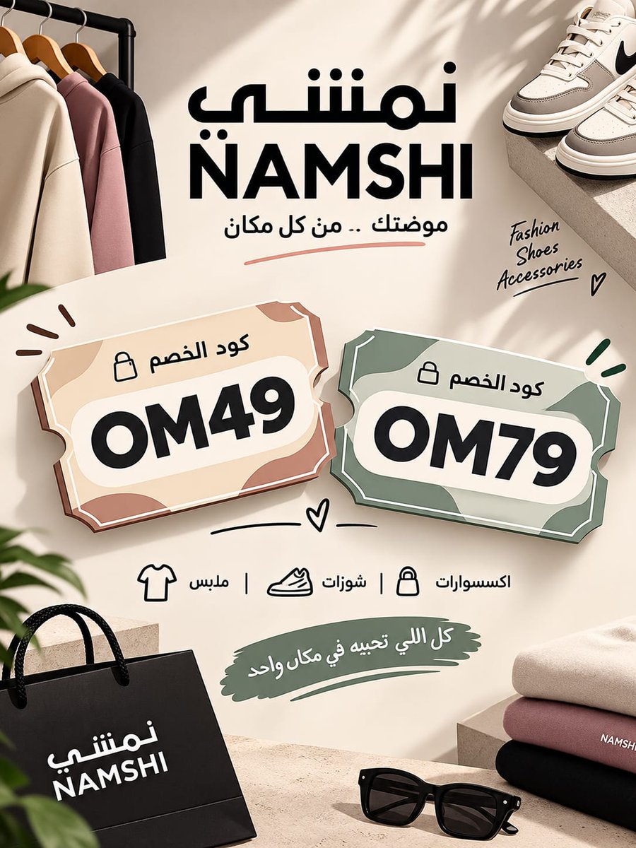Lokamo155's tweet photo. 👚 مرحباا اخواتي أكواد التوفير وصلت مع اليوم الوطني السعودي كل اللي تبغييه تلاقيه كود خصم مررره قوي!
نون الخليج 🎀 GK17 | MP1521
نمشي 🎄 OM79 | OM49
حطي الكود قبل إتمام طلبك ويلا بينا نتسوق واستمتعي🛒✨ https://t.co/MHOVxuLLgg