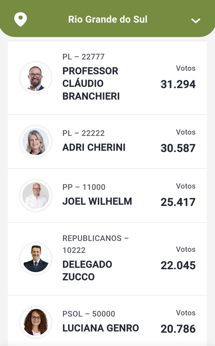 televijao's tweet photo. fernanda melchionna e luciana genro salvando o top 5 de deputado federal e estadual pq o resto é só tragédia https://t.co/fXJbzPJQVX