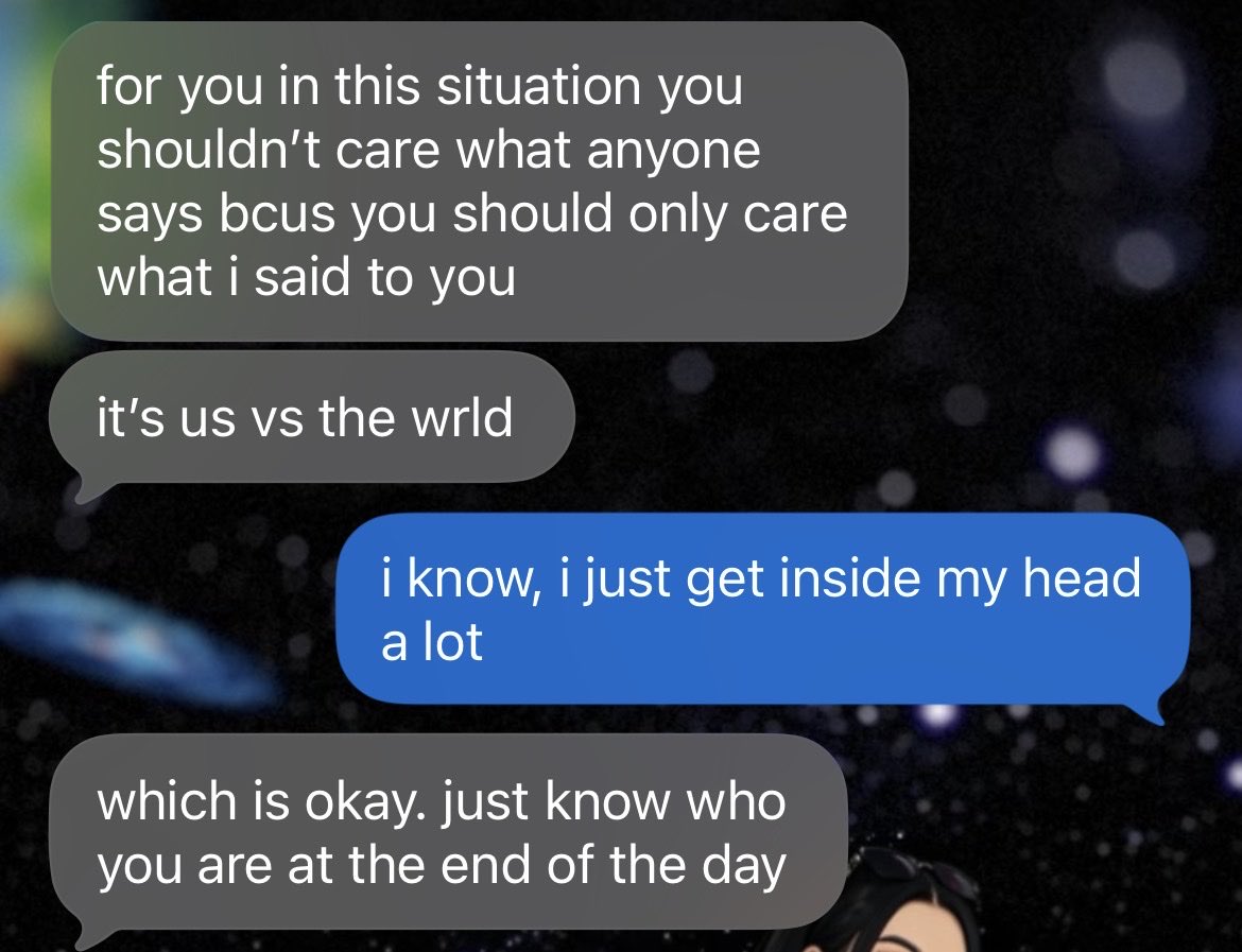 jhenniedarling's tweet photo. i feel better now, i think my period made me emotional but im back to being nonchalant again 🙂‍↕️ https://t.co/wo3HSDFxf6