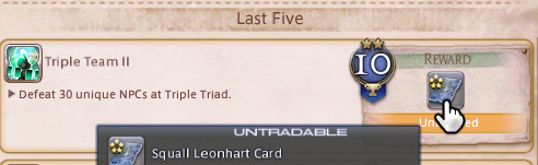 Chris_Naabie's tweet photo. Got my Squall Leonhard Card now nice #FFXIV #FF14 https://t.co/XELFE99O48