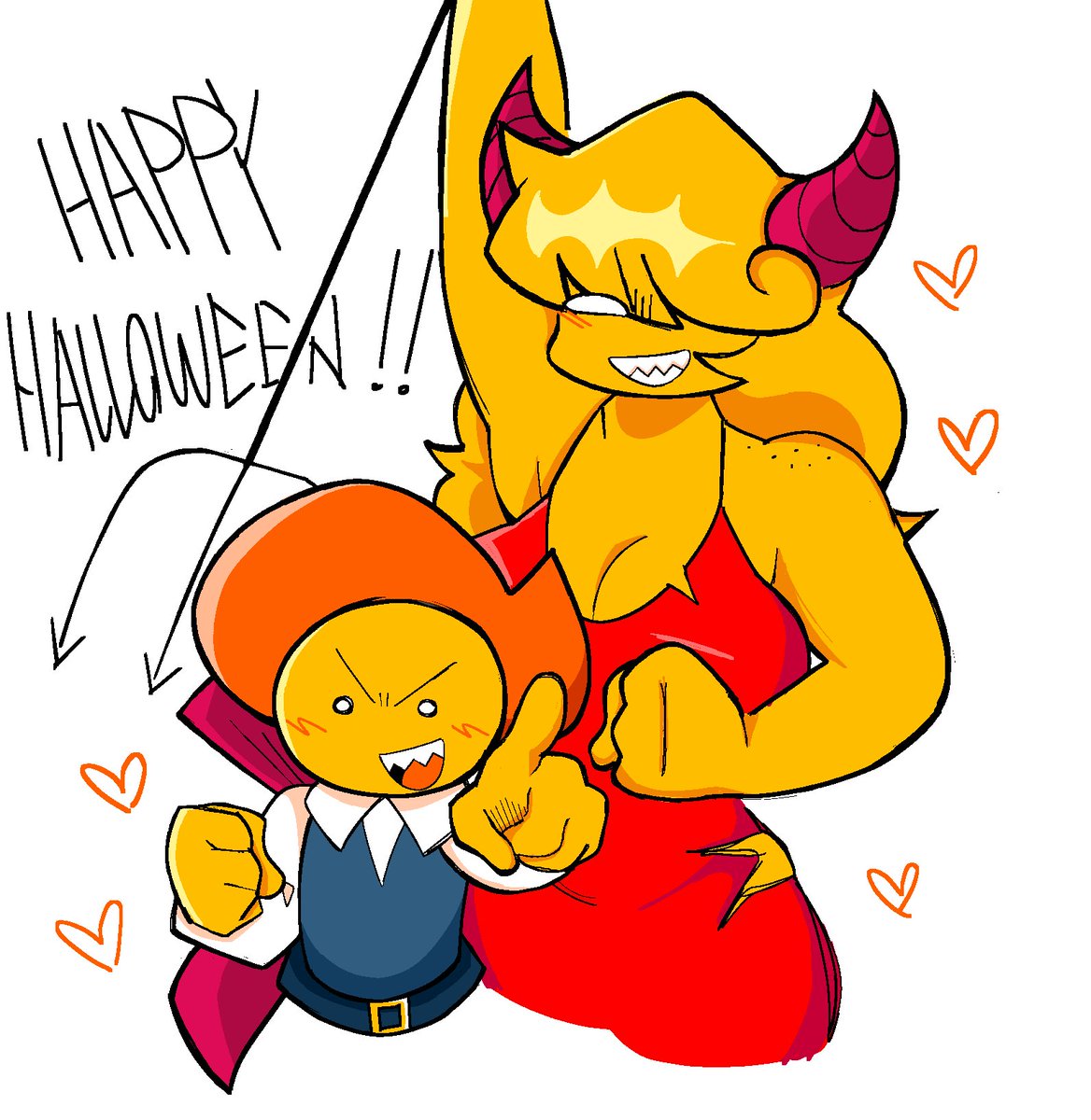 MeMoRyRePleVy's tweet photo. happy halloween guys

art by my bf @Blokbrine_ 

#art #oc #ocart #doodle #ocsona #digitalart https://t.co/UFluTIP9yn