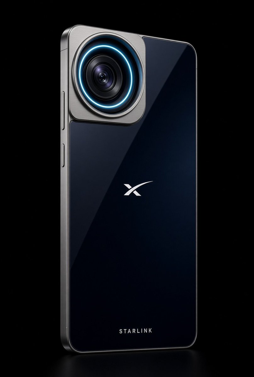 LightningMike23's tweet photo. Wouldn’t a @Starlink Mobile phone be awesome? And since it’s @X and/or @Starlink it could have a seriously amazing telescope camera where we could see the stars, the satellites or even watch a lunar landing right on our phone.  📱 
One could hope🙏 https://t.co/yjw8EkUi7b