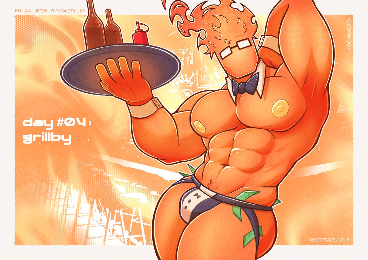 kodokumochii's tweet photo. jocktober day 04 - grillby https://t.co/j0xmPAjOet