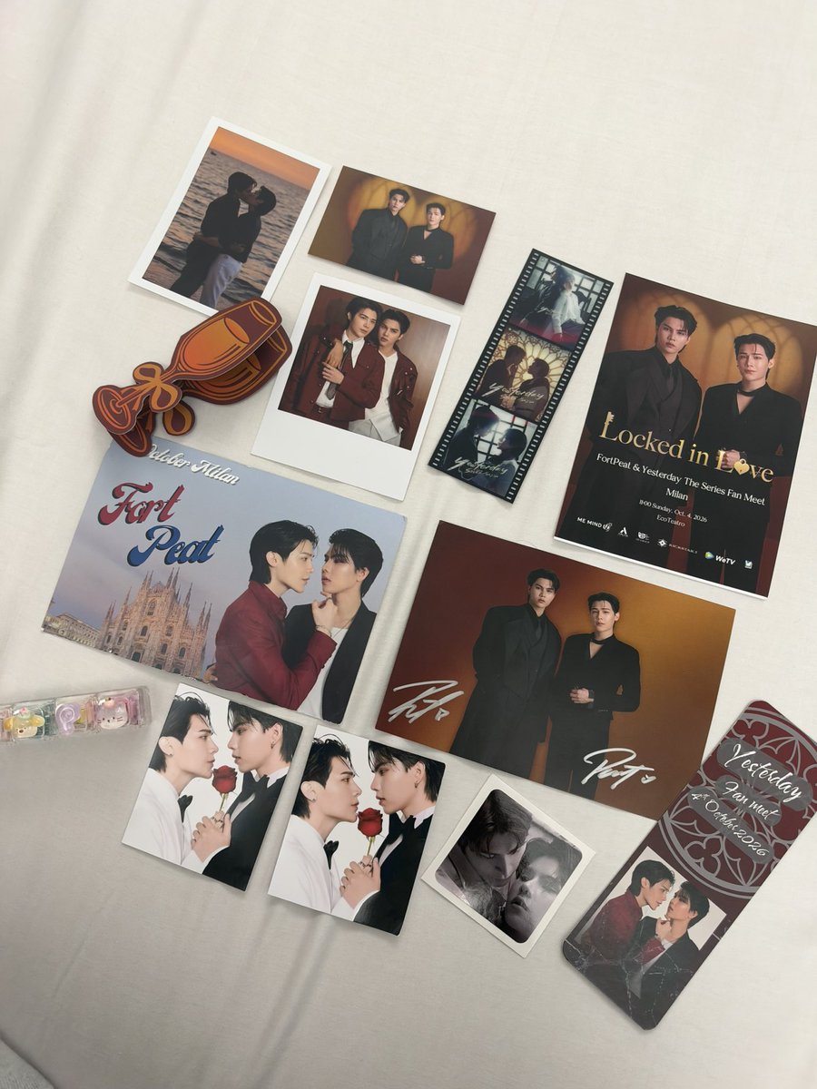 tadejapersic1's tweet photo. So incredibly grateful for all these experiences, all these moments, and all the memories that will stay with me forever. 🥹❤️ One more pair to go, and I’ll have officially met my top 3 Thai BL pairs. I still can’t believe I get to say that. 😭❤️
#FortPeat #FPFMMilan #ThaiBL https://t.co/SQ0VpFVK79