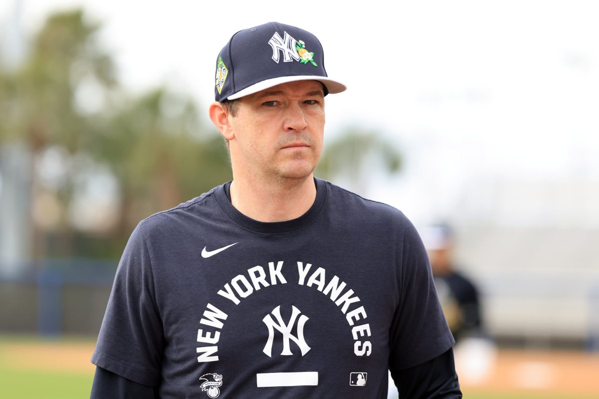 mlbtraderumors's tweet photo. Matt Blake's contract is up at season's end, but the #Yankees are hoping to re-sign the pitching coach:
https://t.co/9P2Vig2VEu https://t.co/r7mrAxlCeN