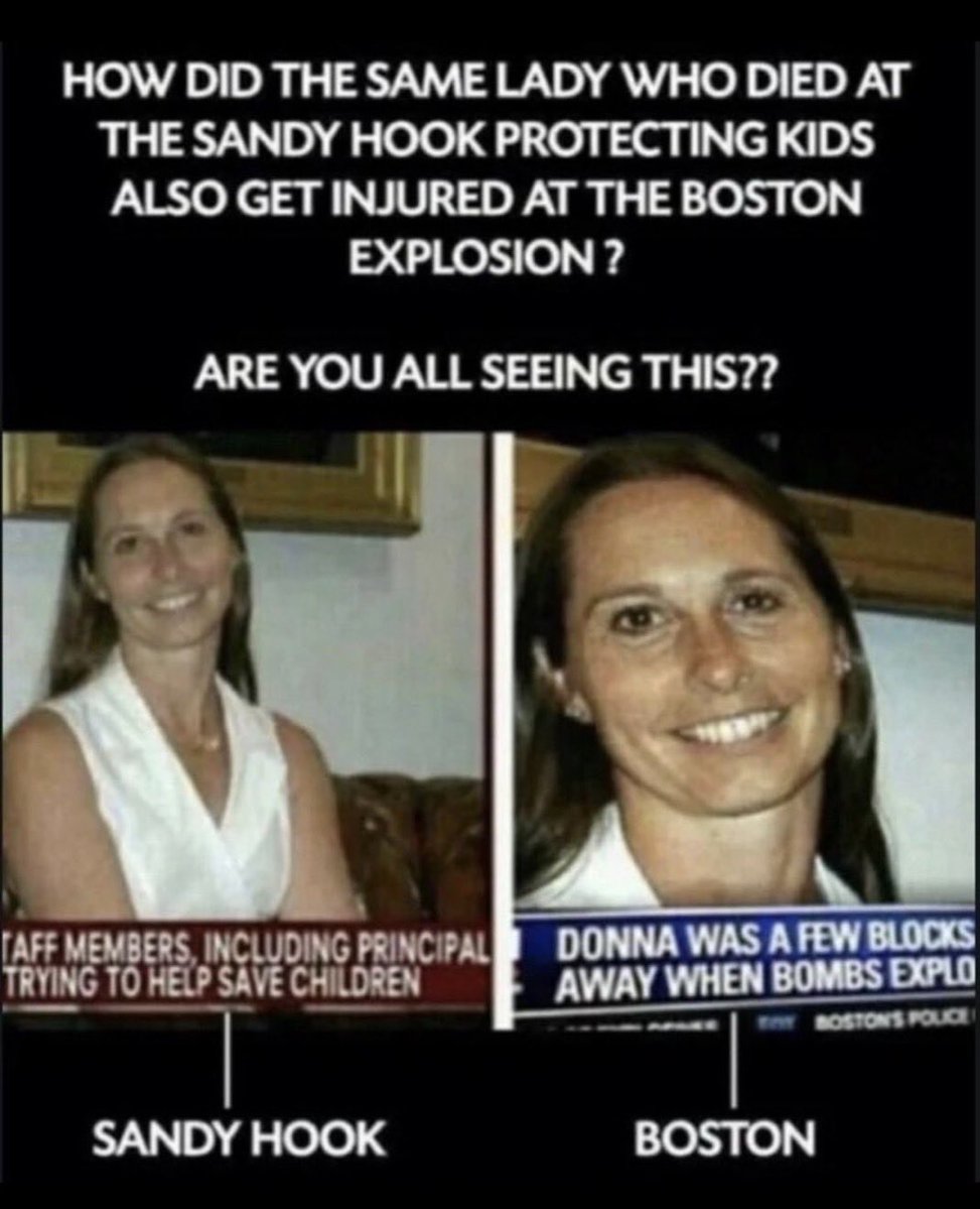 realMrTruthBomb's tweet photo. SANDY HOOK DEAD SCHOOL PRINCIPAL SPEAKS TO LOCAL NEWSPAPER 

How on earth did a dead principal give an eye witness account to the Newtown bee after being killed? 🤔