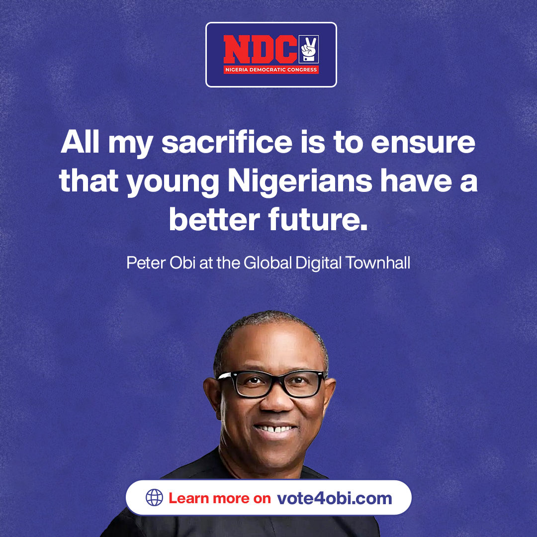 AishaYesufu's tweet photo. Peter Obi At The Global Digital Townhall
https://t.co/P4KqV8spl5 https://t.co/bPOvXgTDF2