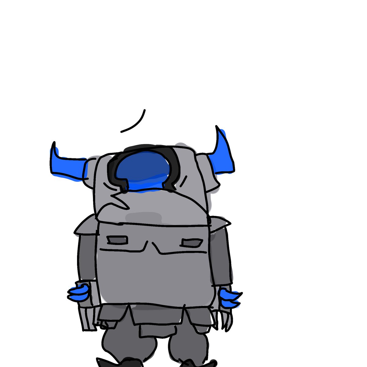MrApfel22's tweet photo. Day 16/67 of drawing mini pekka everyday until @Abdod_The_Dude adds me on clash and brawl. Scared mini pekka https://t.co/6gdx6fZ1kn