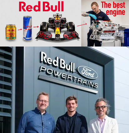 MV33Racing's tweet photo. An energy drink company became one of the most successful teams in F1… and then built the best engine in its first ever attempt.

Against Mercedes, Ferrari, Audi, Honda, who have decades of engine experience. https://t.co/fISGjtFbDK