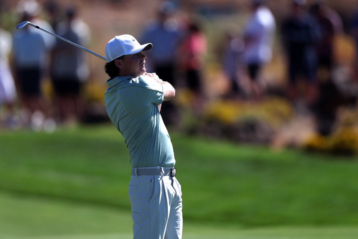 Cam_Jourdan's tweet photo. Luke Clanton with a closing 62 in Utah, currently T-3 on the leaderboard, which would be his best finish since turning professional last summer.

Had missed six of his past seven cuts coming in. Good chance of a top-10 finish and possibly some momentum for the rest of the fall https://t.co/4smmWjIjne