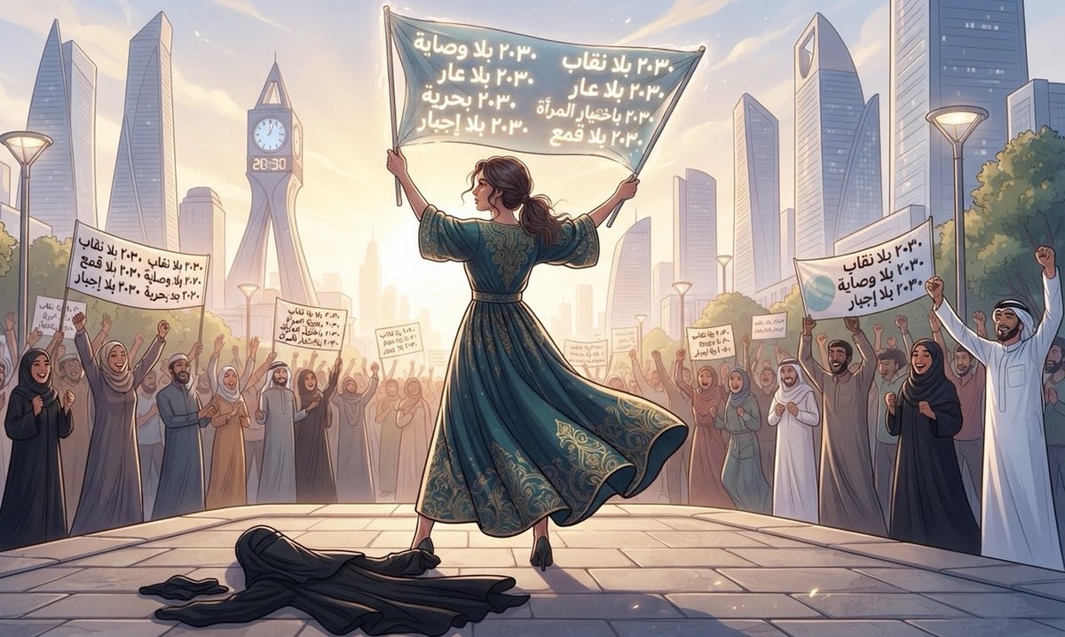 FeministLno's tweet photo. #٢٠٣٠_بلا_نقاب5 

٢٠٣٠ بلا نقاب
٢٠٣٠ بلا وصاية
٢٠٣٠ بلا عار
٢٠٣٠ بحرية
٢٠٣٠ باختيار المرأة
٢٠٣٠ بلا قمع
٢٠٣٠ بلا إجبار https://t.co/TwWZaWKVM2