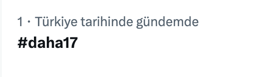 daha17dizi's tweet photo. Türkiye gündeminde 1. sıradayız!  🥳 💙
#daha17ㅤ https://t.co/dImGBJcrL0