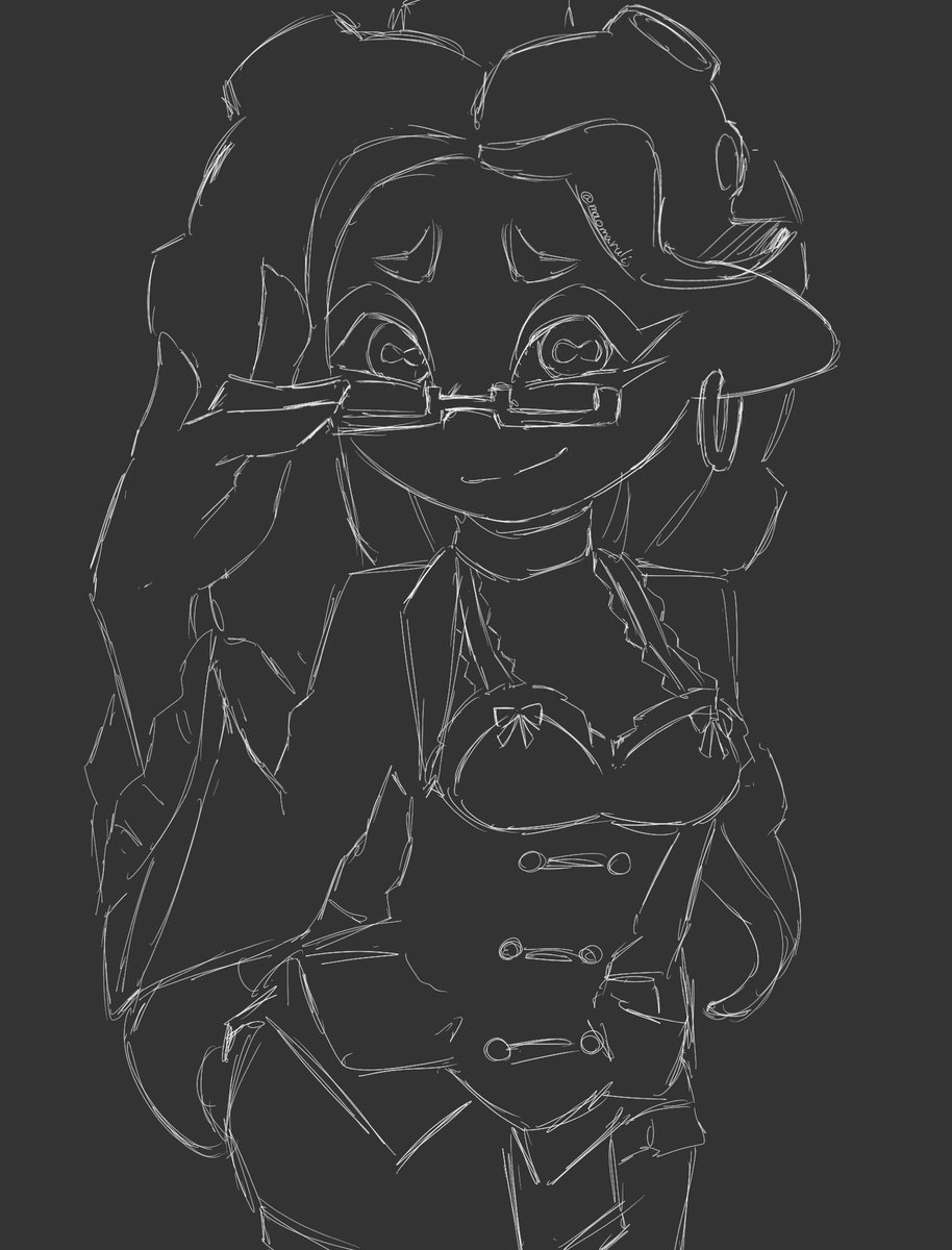 maomarulii's tweet photo. another marina sketch #splatoon https://t.co/tDIHRzNVuA