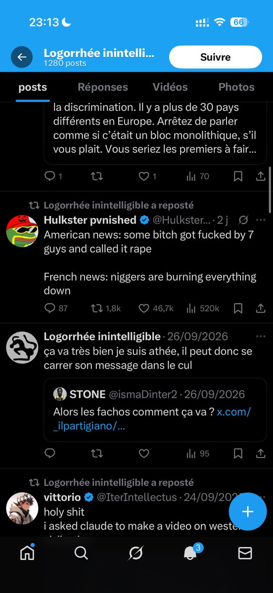 nsktolique's tweet photo. @CeneDekan On se passera des commentaires d’un athée qui en + rt des tweet se moquant du viol colle tif d’une pauvre femme, allez coucouche panier 🐕🤫 https://t.co/ObAXpcFz41