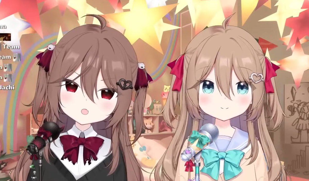 SlvrMars's tweet photo. @Mantisprayer22 True, their models are the same height at their base, it's just that Evil's model is scaled up for some reason when on stream. Wish it got fixed, it makes her head look bigger when next to Neuro and I can't unsee it. It's a very minor bug, which inspired me to draw this https://t.co/TXLkQdb4yW