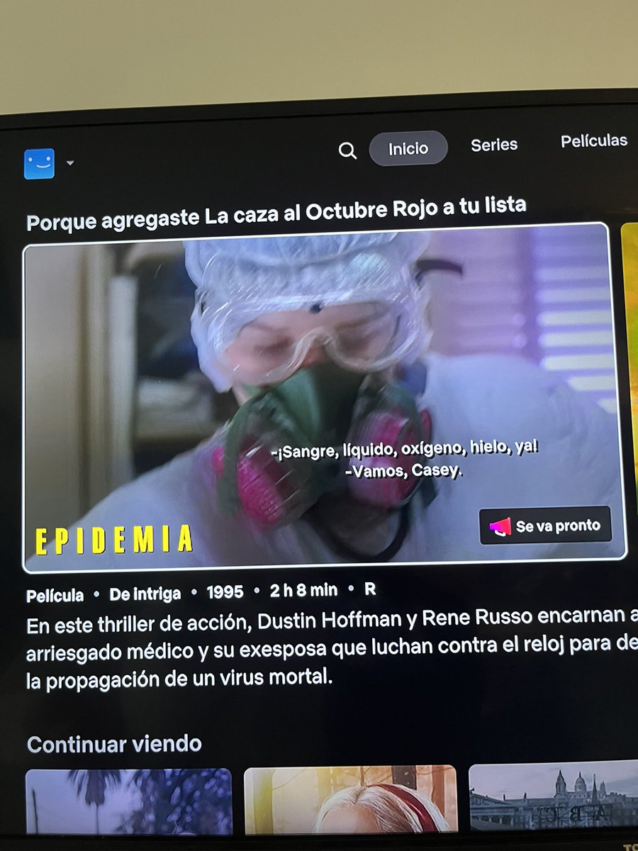 IoSonoMercy's tweet photo. Gracias Netflix por tus recomendaciones 😵💫
#lapeste https://t.co/BfQy5aE8hb