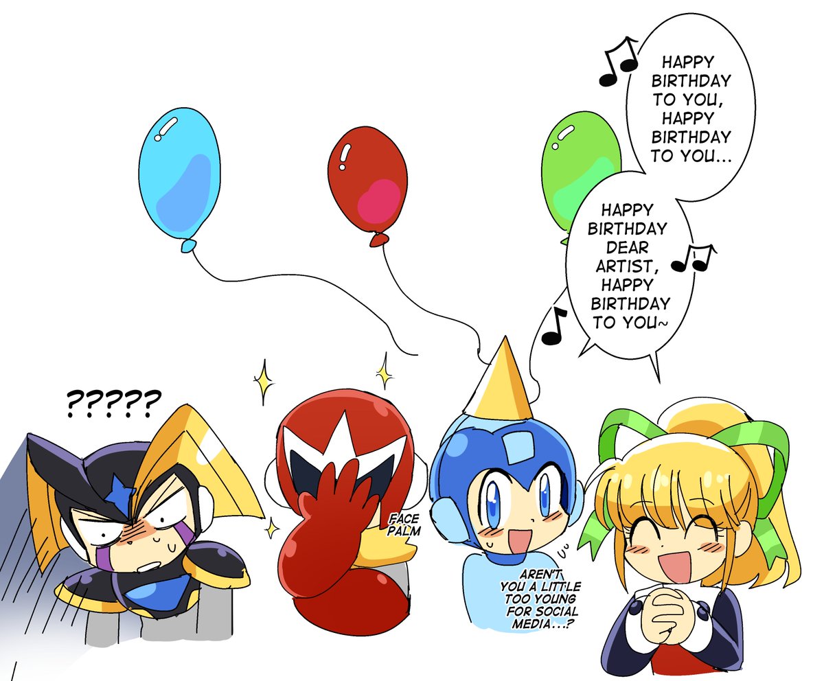 RetoroRobotto's tweet photo. #megaman #rockman #protoman
My 2026 happy birthday comic!✨🎉

Things went a bit weird again...!💦💦💦 https://t.co/uNSJ771IDw