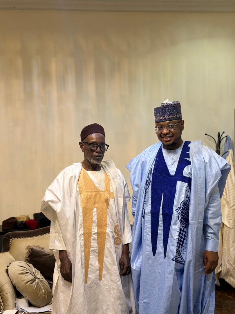 ProfIsaPantami's tweet photo. Professor Isa Ali Ibrahim Pantami  (Majidadin Daular Usmaniyya) met with the Chairman of Gombe Local Government Stakeholders, Alhaji Audi Adamu, a former Special Adviser on MDGs and former Chairman of Gombe Local Government Council.

The meeting, held at Alhaji Audi Adamu’s residence, focused on important issues.
May Allah continue to guide us to success.