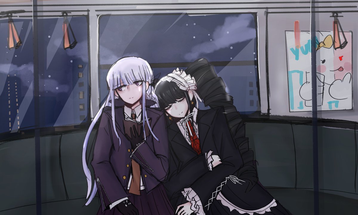 BluhKiel's tweet photo. I drew something (i gave up) #danganronpa #celesgiri https://t.co/AwVsNPKVSC