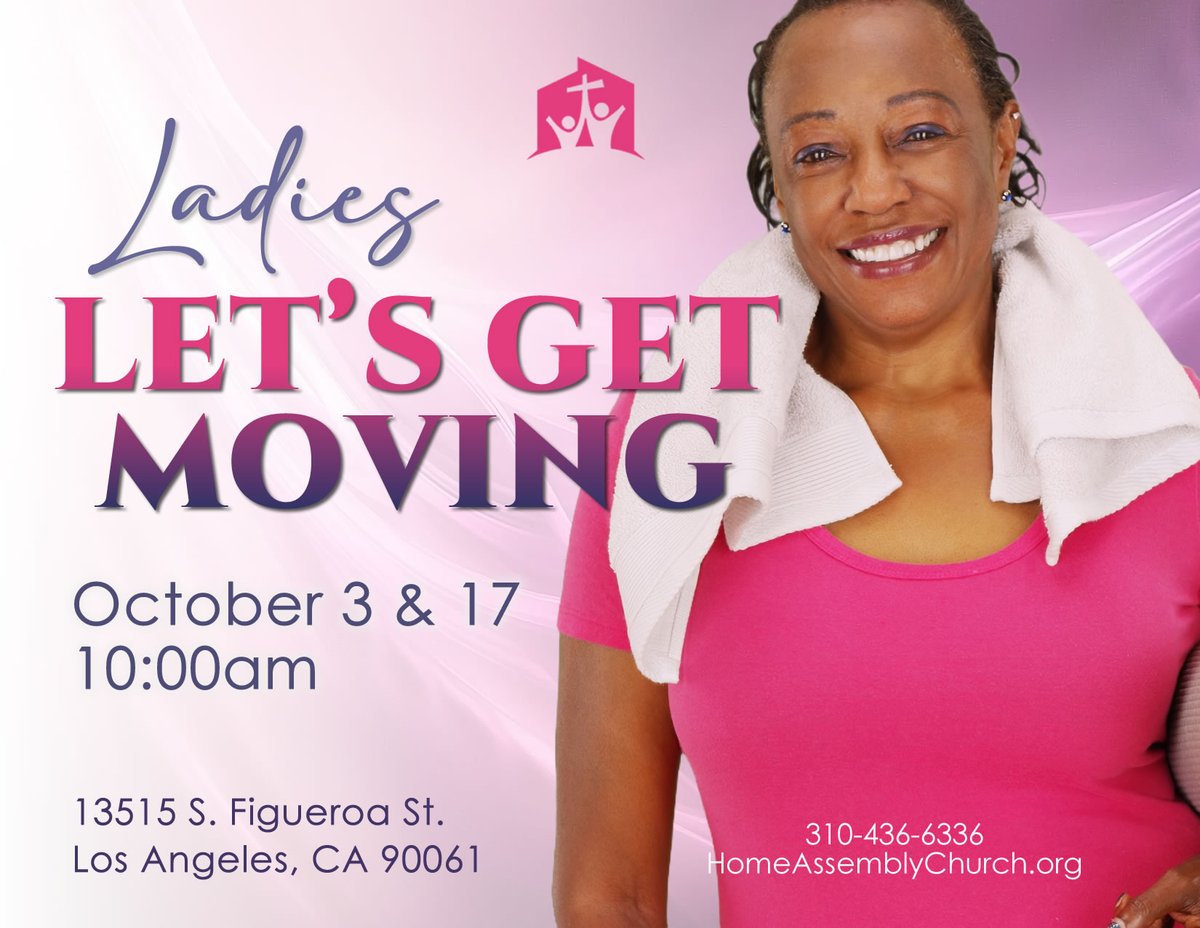 TheHomeAssembly's tweet photo. LADIES, this is Saturday at 13515  S. Figueroa Street, Los Angeles.

The cost is only $10 per class.

https://t.co/RqefpEhu97 https://t.co/tYExCrJbDq
