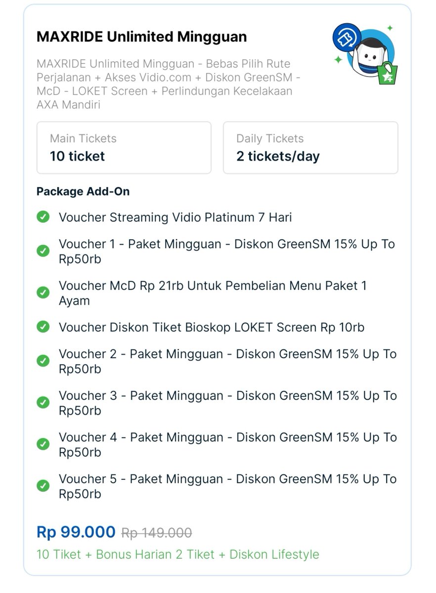 DuaBelasBe's tweet photo. MRT baru aja ngerilis Maxride Unlimited mingguan sama bulanan yang bisa dipake sehari 2x buat kebutuhan kerja. Tapi kalo diitung itung seberapa worth it ya, tergantung lu biasa pake MRT sejauh apa dan sesering apa. https://t.co/yxIqofDkqM