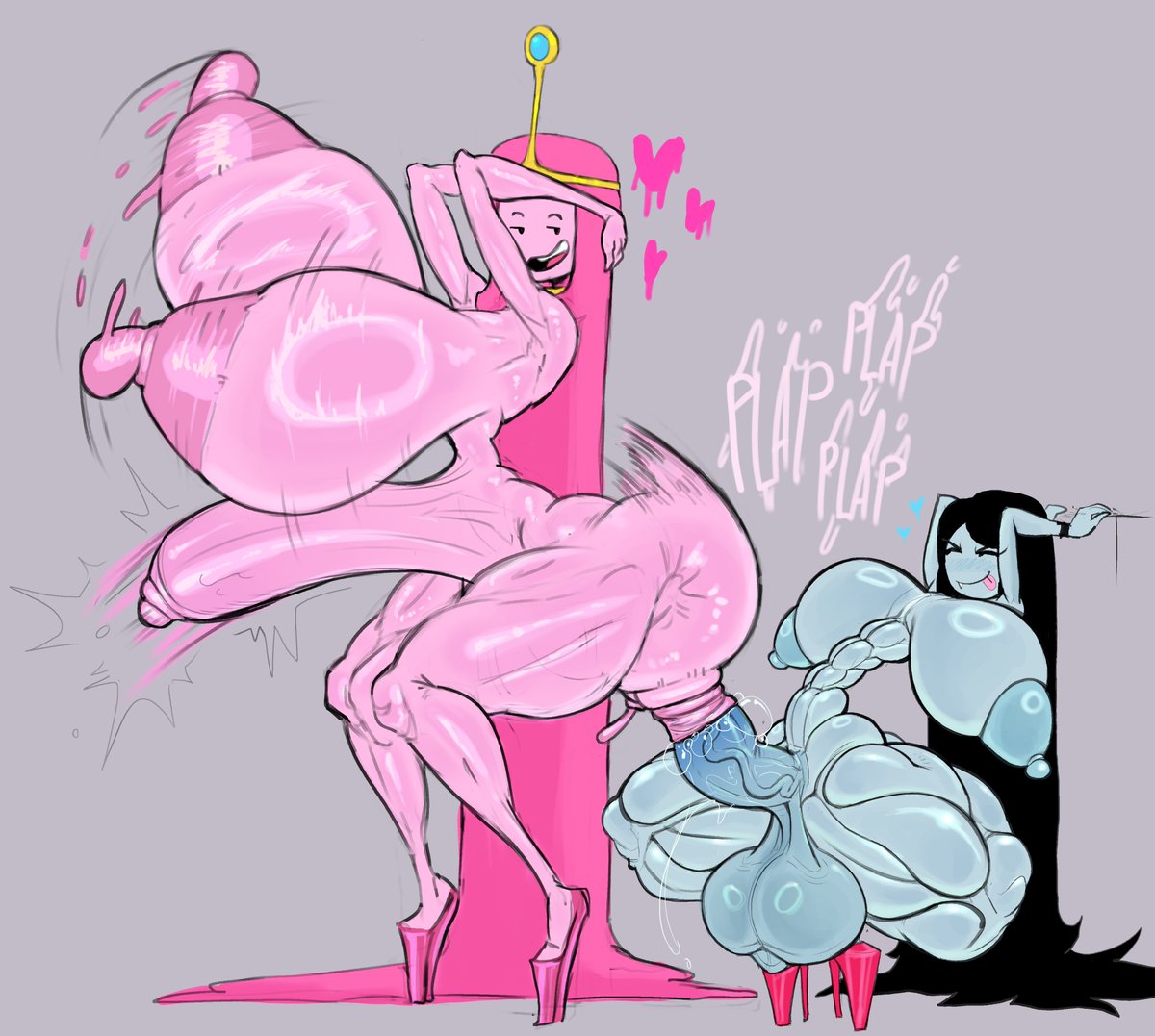CreamyChisel's tweet photo. candy wit vampire collab with @shrumblegumble (he drew bubblegum 🍭) https://t.co/sbJAXHPVFr
