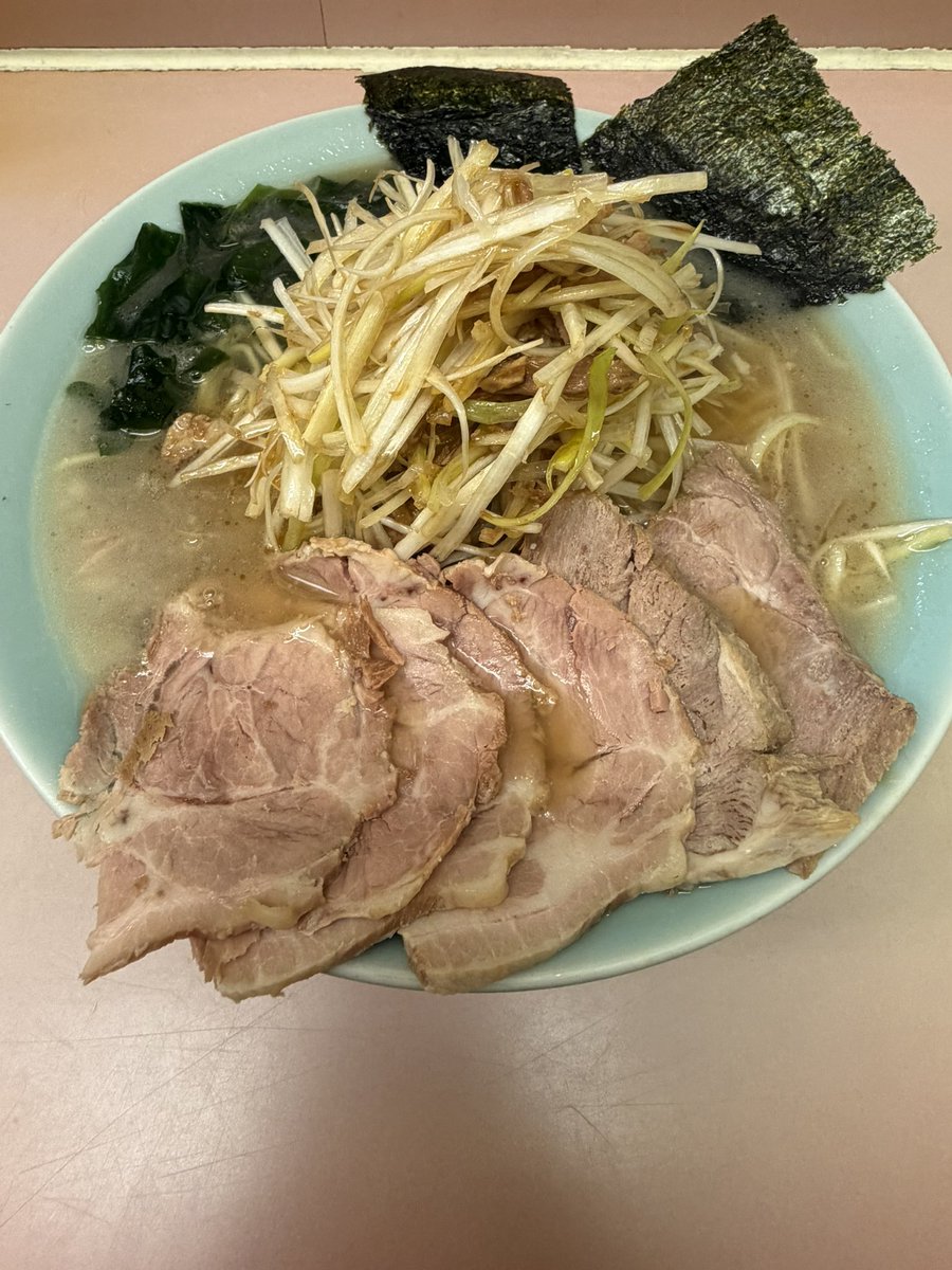harada_tomohiro's tweet photo. 10/5 𝙼𝚘𝚗. 連休明けのおはようﾗｰﾒﾝ
ﾗｰﾒﾝｼｮｯﾌﾟ椿 新奥多摩街道店
PPでﾈｷﾞﾁｬｰｼｭｰﾒﾝ+ﾈｷﾞﾏｼ♡

#羽村 #小作台 #飯能 #ﾗｰﾒﾝｼｮｯﾌﾟ #新奥多摩街道店 #ﾗｰﾒﾝｼｮｯﾌﾟ愛好会 #ﾗｰﾒﾝｼｮｯﾌﾟ同好会 #多摩組 #ｲﾁｲﾁ #ﾗｰﾒﾝ #ﾈｷﾞﾗｲｽ https://t.co/b7W7JPeSuu