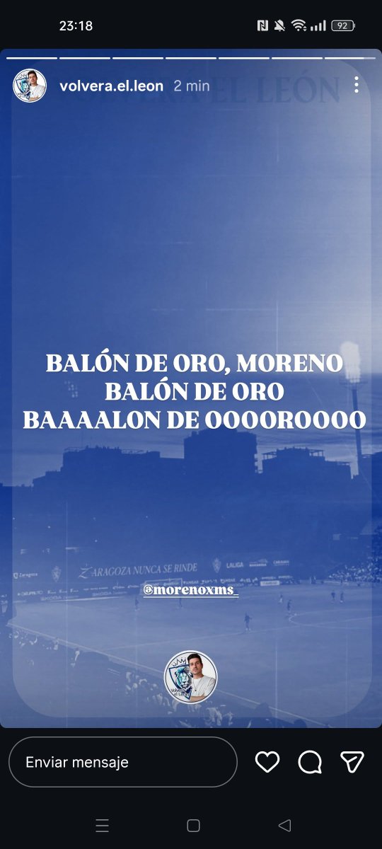 Moradell_11's tweet photo. Estoy flipando con este tío, marca gol Ureña y hace un partidazo, para que narices tiene que poner lo de balón de oro moreno.
Gracias por eclipsar el partido de Ureña y la victoria del Real Zaragoza con tus comentarios del siglo XX.
A mi los racistas como tú me sobran del campo. https://t.co/SsaWThYNej