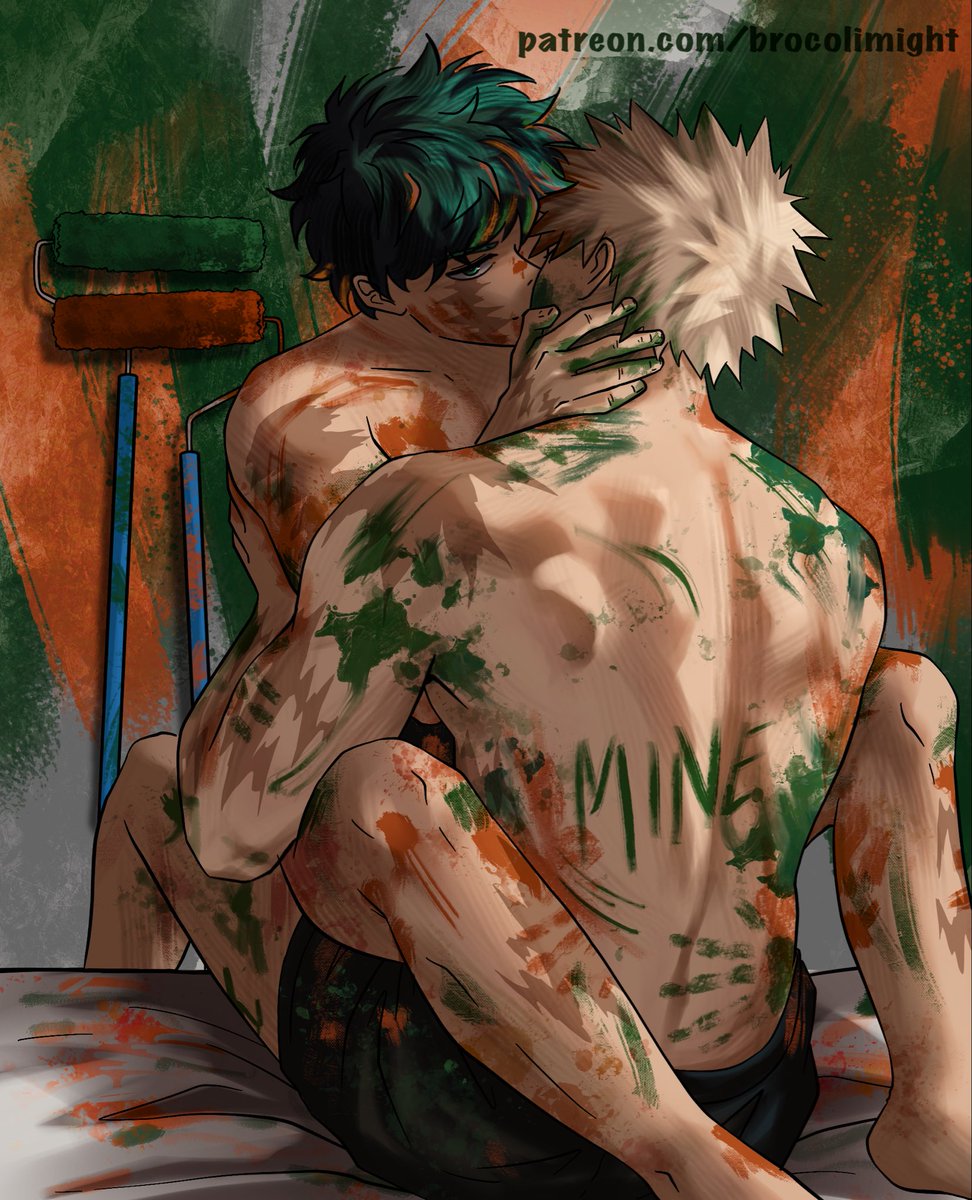brocolimight's tweet photo. Day 4 - Body writing 🎨

In the middle of negotiations over the wall color, I guess 

But what's non-negotiable is that this is HIS Kacchan!!!

More on: https://t.co/KUjMRAz7lS

#bkdk #bakudeku #kinktober https://t.co/HYKX5mVFNI