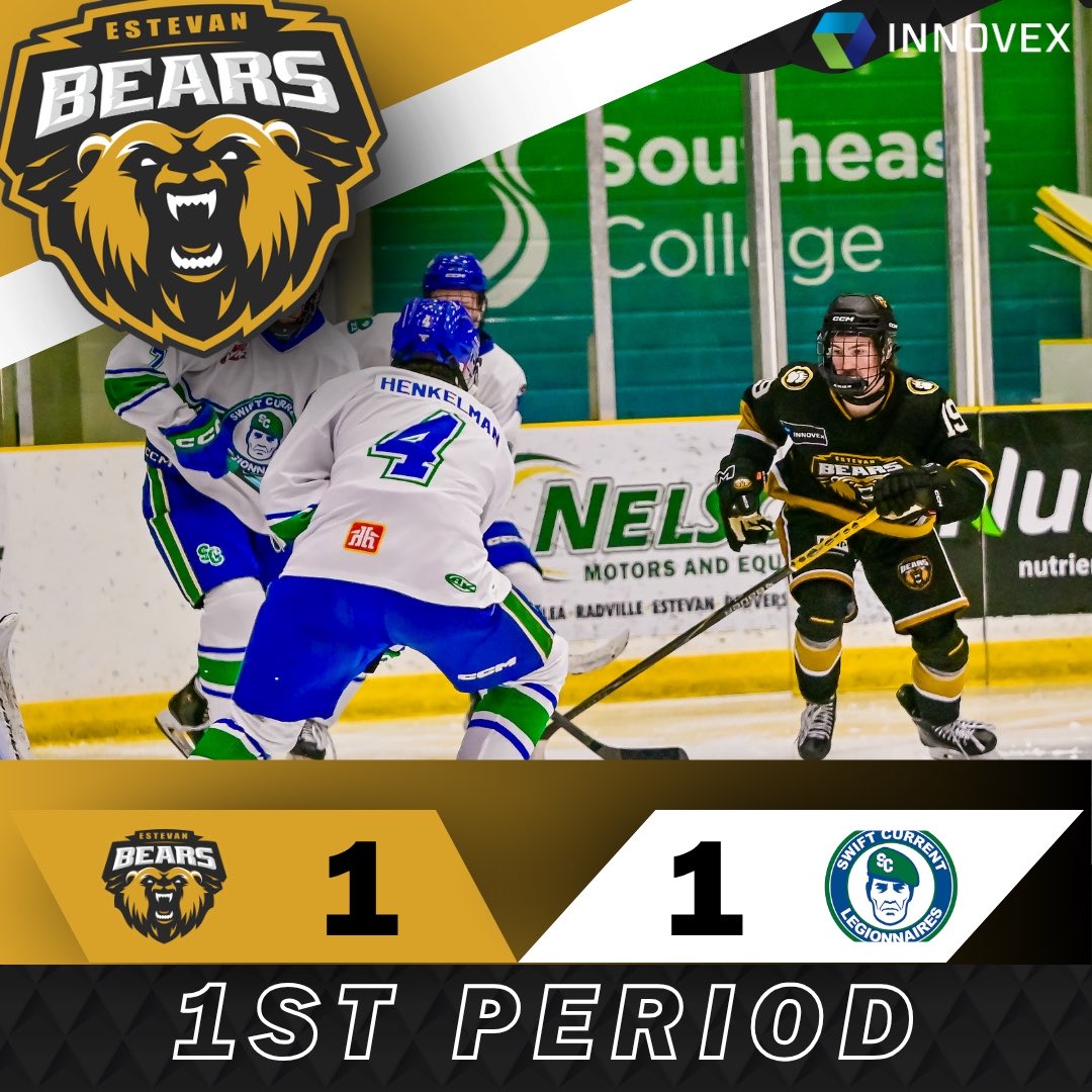 EstevanBears's tweet photo. All tied at 1’s after 1. Shots 10-9 EST.

🚨 L. Andrusiak - C. Mitschke

📸 Wanda Harron Photography https://t.co/xeufLSQu3Y