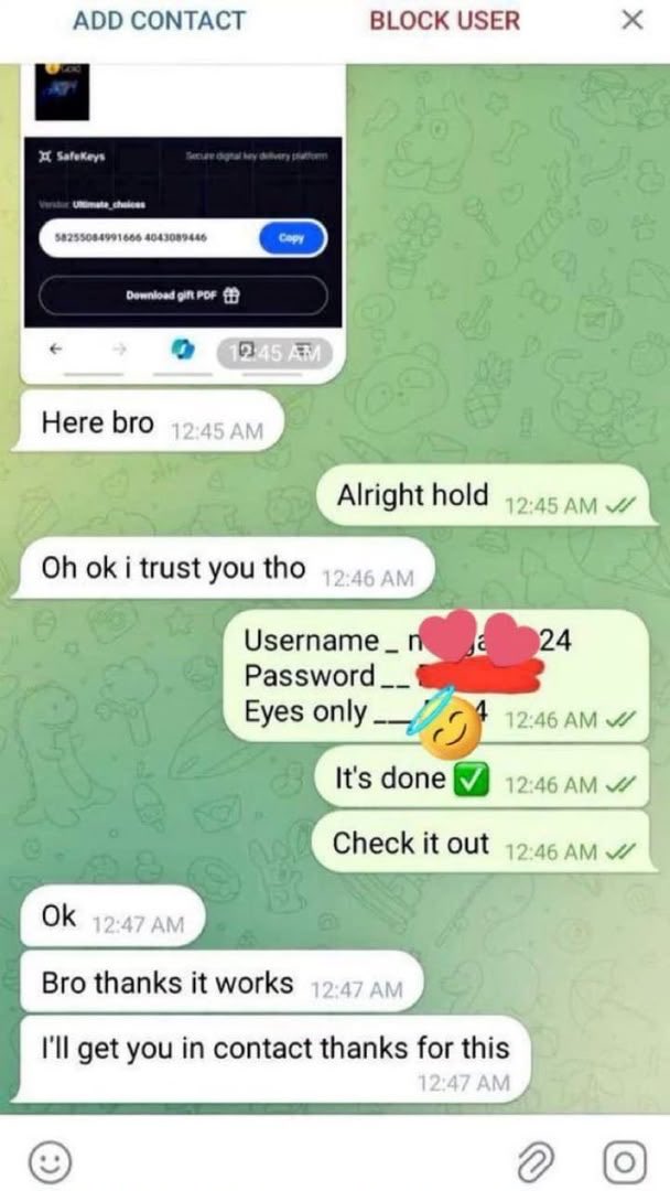 hexloggage's tweet photo. She cheats on you unaware and still wants you to sort her bills
Bruh, know about your woman now… 

INBOX NOW 📥
Get me her username to access any of her social media and my eyes only hack on Snapchat 

https://t.co/BYIiYOmVLE https://t.co/wJGxNMGwUg
