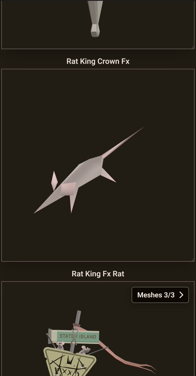 RakkitRato's tweet photo. I love you low poly Deadlock rat https://t.co/Qry6nUT1o6