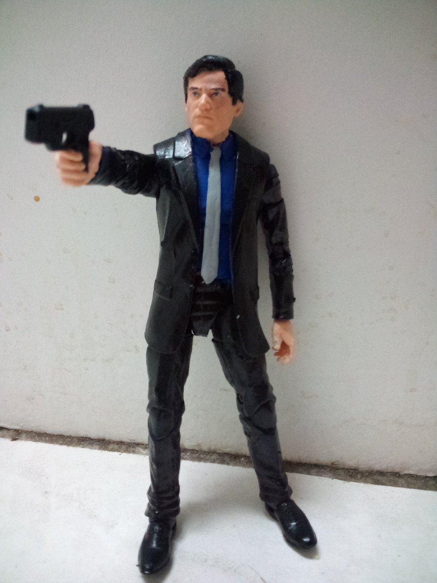 ShadowWorld19's tweet photo. Finished another Shadow World custom the other day. This time it's Israel's elite secret agent: Abner Cohen codename: HOPLITE! #ShadowWorld #RobertFisher #kitbashing https://t.co/5WvuGLKYV3