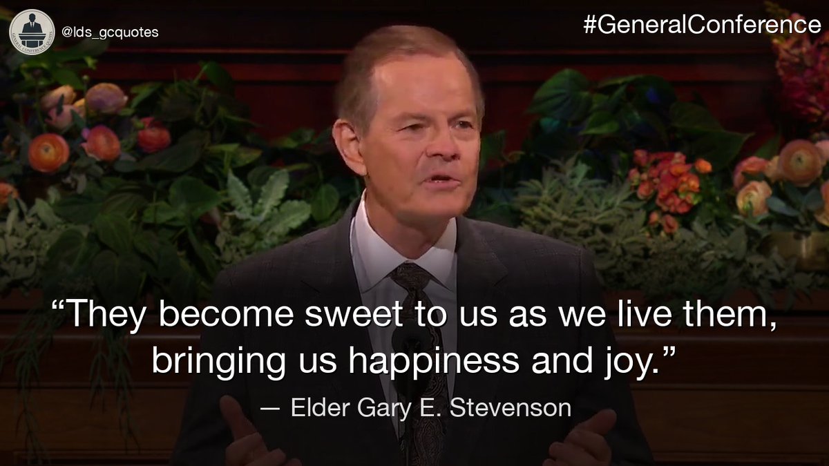 lds_gcquotes's tweet photo. Elder Gary E. Stevenson: The Sweetness of Living Gospel Truths 🧵 #GeneralConference https://t.co/QdEXmcD1db