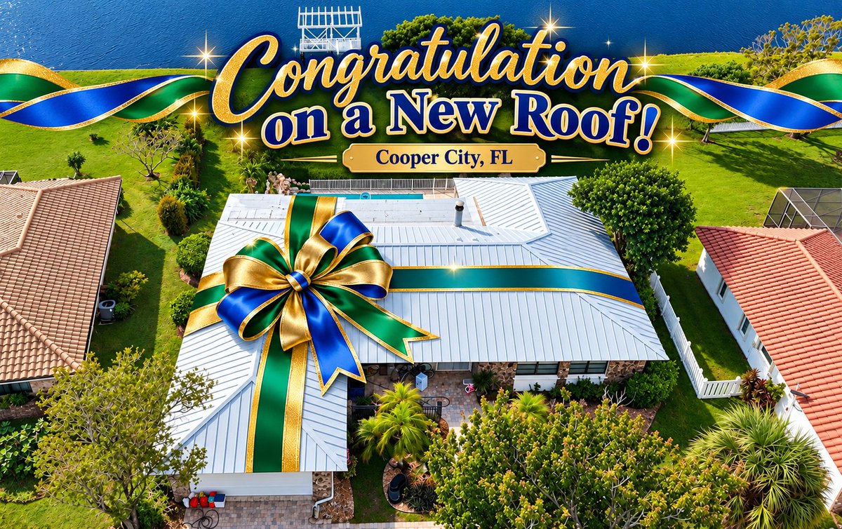 JamcoRoofingFL's tweet photo. New Metal Roof in Cooper City, FL!
A smart choice for Florida weather—durable, long-lasting, and built to protect.
📞 954-998-7663
24/7 Virtual Assistance
https://t.co/ftL9MBiBee
#MetalRoofing #MetalRoofingInstallation #CooperCity #FloridaRoofing https://t.co/bQGiKuPq6T