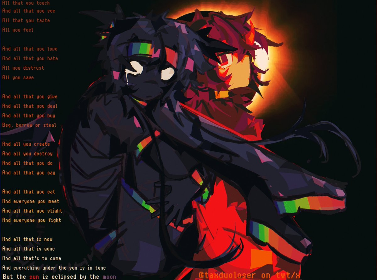 taxduoloser's tweet photo. eclipse #mapiccfanart #spokeisherefanart #deviousduo https://t.co/tAcEN4F0Fy