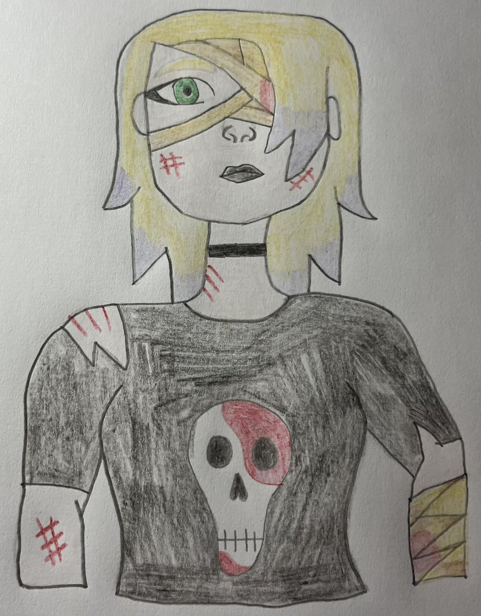 IzzyTheGothGirl's tweet photo. Day C of my Horror Character Challenge.

I did 2 versions of myself as Chucky.

As well as how I may look like if I was in the Choo-Choo Charles world.
I clearly don’t stand a chance against that 8 legged freak, LOL. 😅 https://t.co/2T2Pc8RKdl