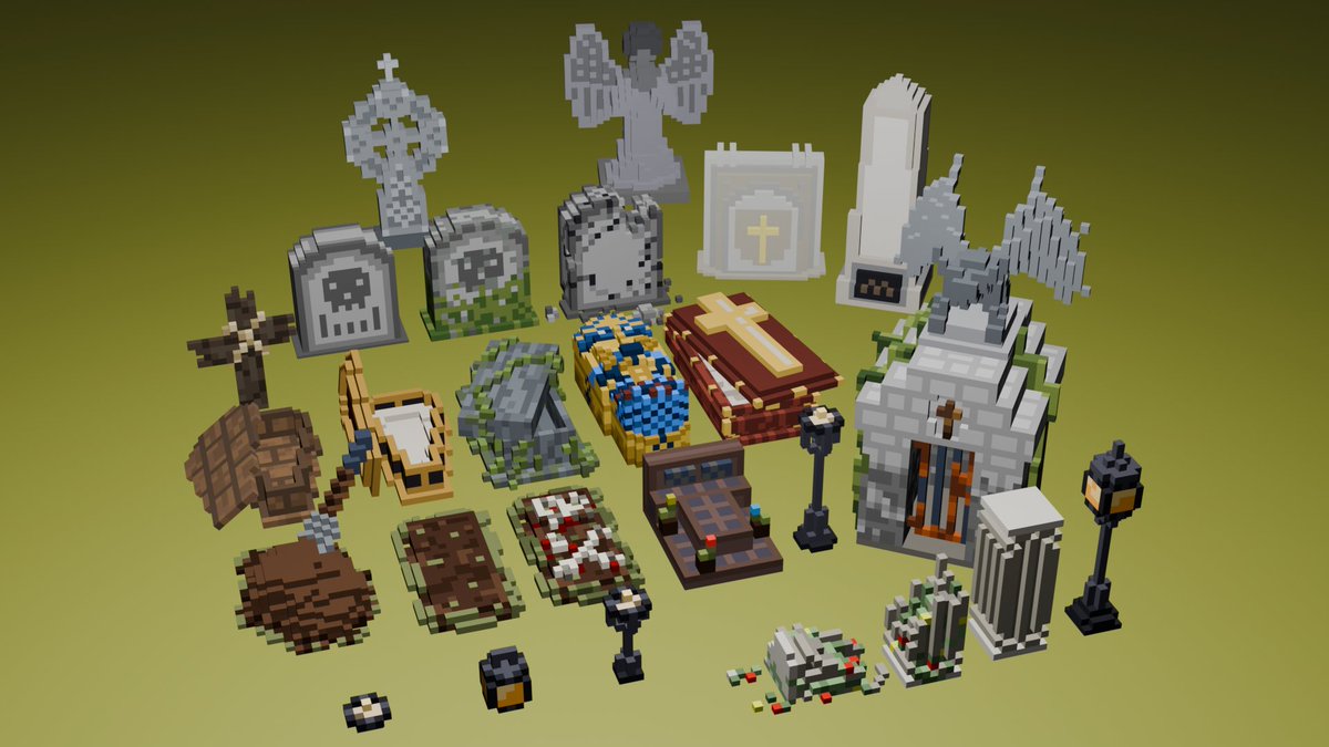 dbzebr's tweet photo. Free Voxel Asset Packs! 📦
Models for Indie Games &amp; Roblox:
Download: 
🕹️ https://t.co/pebIDFc2vv 
🎨 https://t.co/QiPl45PgBP
📐 https://t.co/hYp3MWAkCk

📩 DMs open for 3D/Voxel commissions!
#gamedev #voxel #3Dart #indiedev #robloxdev https://t.co/uHznQ2yPlr