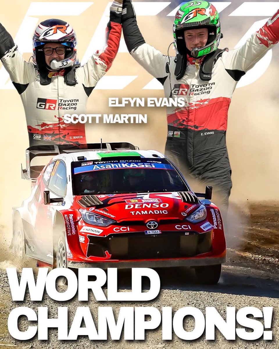Ryan_Champion's tweet photo. Huge congratulations to @ElfynEvans and @scottmartinat, they have waited a long time for this! 🏆 

🇬🇧 has World Rally Champion’s  AND a round of the World Rally Championship. 😮 

Let’s hope this is the boost the sport needs to get back to the profile it should have in the UK https://t.co/eBzYrqC0Ht