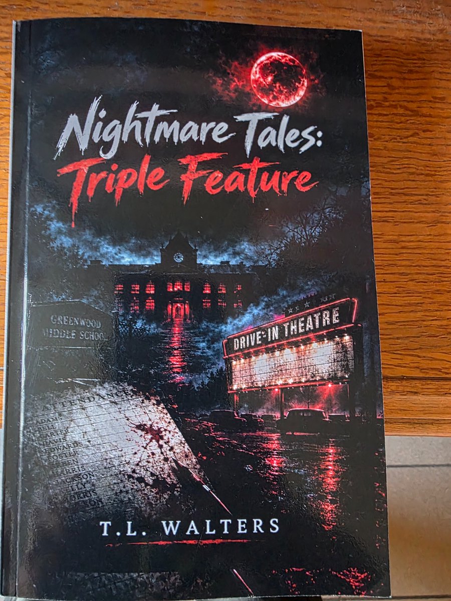 HorrorFanKC's tweet photo. As much as I prefer hardback to paperback,  I must say,  I ❤️ this paperback more than the hardback.  
#NightmareTales:TripleFeature
If you want a signed copy, just message me for details. https://t.co/Coa3yRd4I8