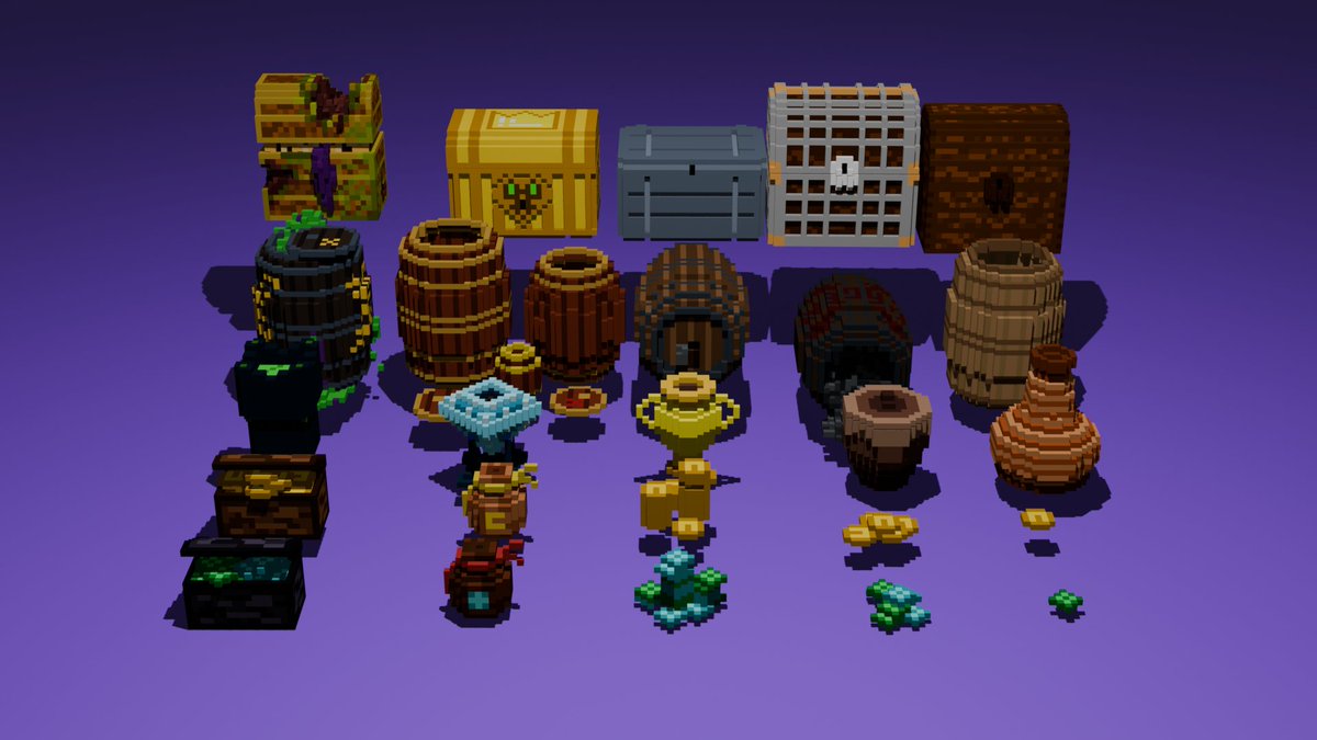 dbzebr's tweet photo. Free Voxel Asset Packs! 📦
Models for Indie Games &amp; Roblox:
Download: 
🕹️ https://t.co/pebIDFc2vv 
🎨 https://t.co/QiPl45PgBP
📐 https://t.co/hYp3MWAkCk

📩 DMs open for 3D/Voxel commissions!
#gamedev #voxel #3Dart #indiedev #robloxdev https://t.co/uHznQ2yPlr