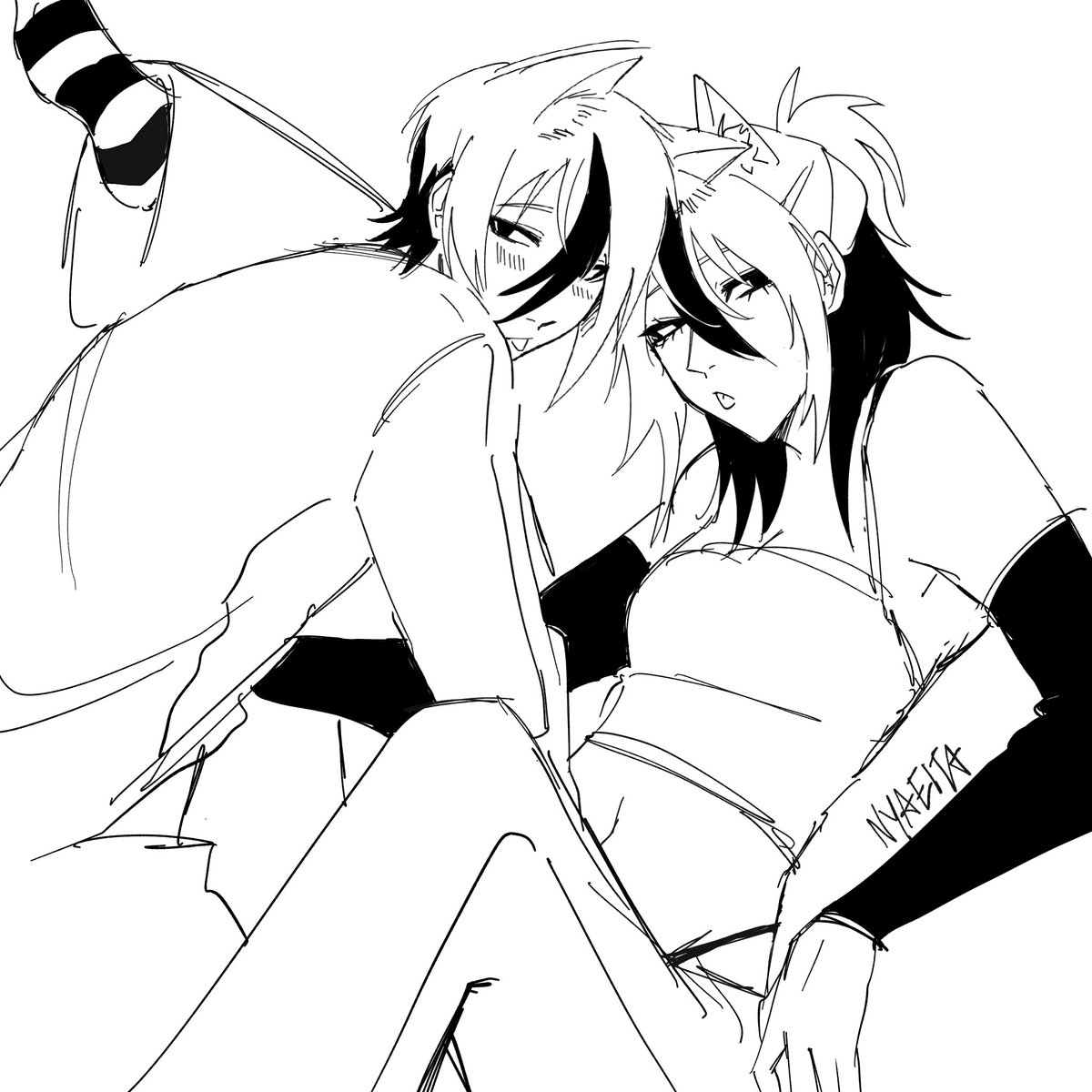 nyaeita's tweet photo. #oty #otoya mmghhhh catboy n catgirl otoya selfcest🤤🤤🤤 https://t.co/cPv7RGzPZn