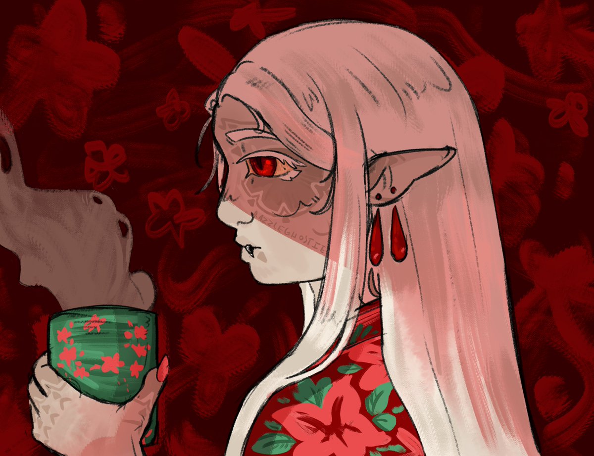 RazzleGhostie's tweet photo. #Deeptober day 4: Trickery afoot
You cannot expect a venomous viper to be docile, even if it seems calm, perhaps there is Trickery afoot...
#Deepwoken #Oc https://t.co/6RS8DrvPTK