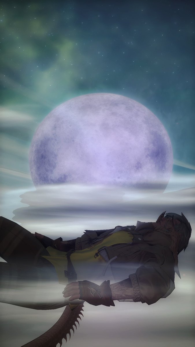 Sarrrin_V's tweet photo. Getting lost in the clouds of dreams. Day 4 was clouds. I kinda had a hard time coming up with an idea for this one. #ff14 #ff14oc #woltober2026 https://t.co/fOxRj8HBgd