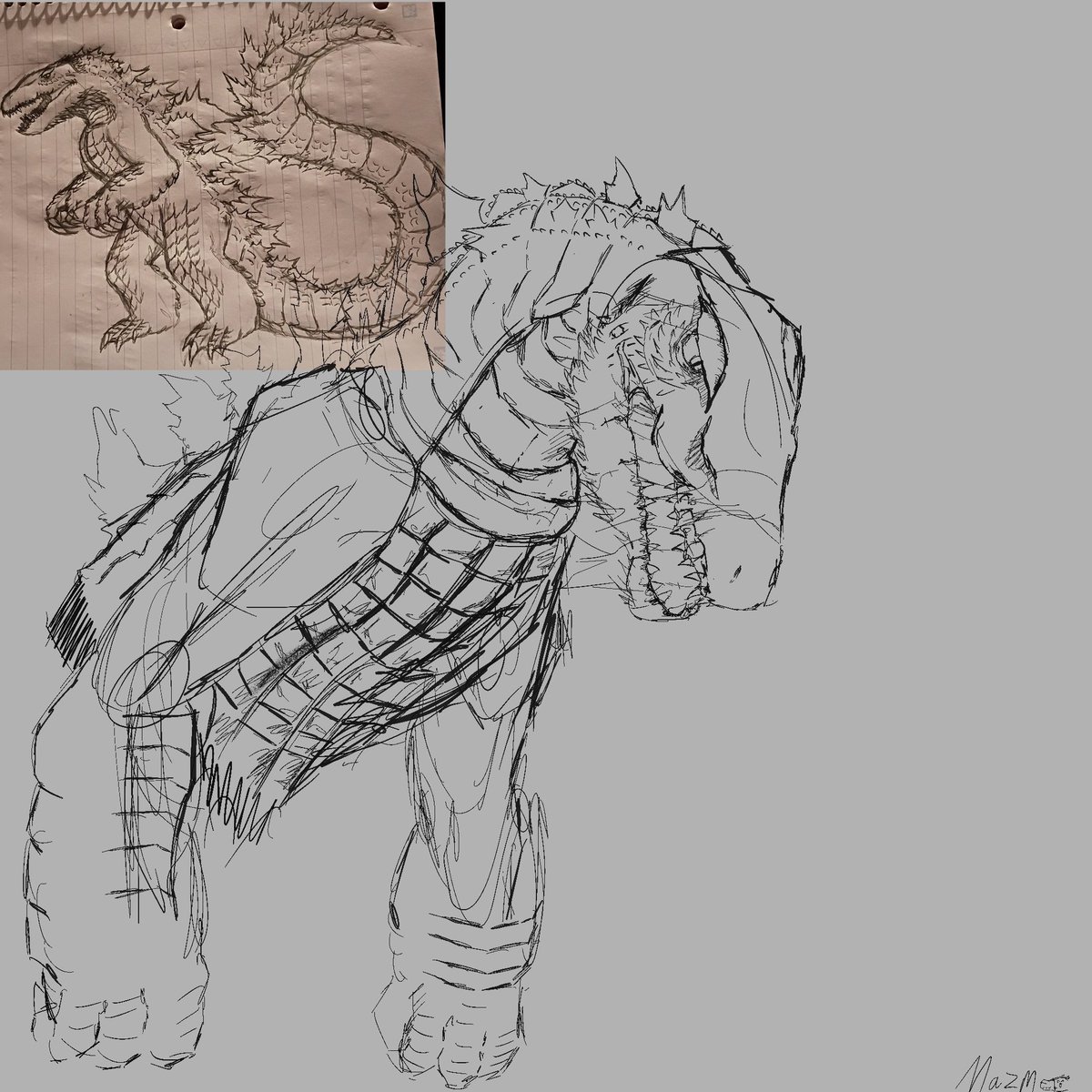 RealKiryuType3's tweet photo. Day 4
Croczilla 'Micheal' Arveloi
#fangtober #Fangoji
A bit rushed https://t.co/PyfGHcrj4v