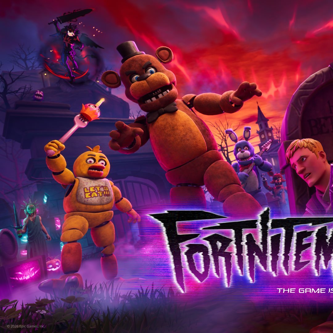 VortexLoreFN's tweet photo. FUN FACT:

Geno is canonically responsible for bringing FNAF to Fortnite.

Geno unleashed the Dark Cartridge onto the Island and brought all these characters in Fortnitemares 2026 to spread chaos, pushing the need for Geno's world of perfect order. https://t.co/OmwiK7WGf5