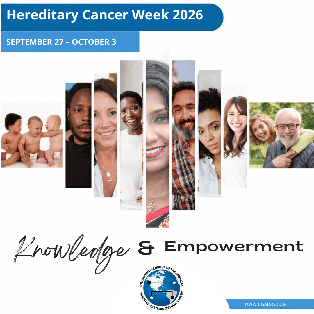 CGAIGC's tweet photo. 🧬 As #HereditaryCancerAwarenessWeek closes, we’re spotlighting the GASTRIC Consortium, a multicenter collaboration addressing gaps in care for people with pathogenic or likely pathogenic #CDH1 variants.

🔬 By pooling clinical data, GASTRIC aims to better understand gastric cancer risk, inform management decisions & improve long-term care after surgery.

🤝 Centers caring for eligible patients are invited to join - learn more 👉🔗 https://t.co/BMMJNYPSRe

What questions is the GASTRIC Consortium working to answer?
🎧Hear more in the podcast: 👉🔗https://t.co/67L0ie60P3

📖 Explore the collaboration in our blog:
👉🔗https://t.co/GgdpMrEwjh

🙏 Huge thanks to our wonderful Communications Committee for the time, expertise & care behind this week’s content!

📍 Catch up on the resources and stories shared during #HereditaryCancerAwarenessWeek:
👉🔗https://t.co/4tyoV6YqEt