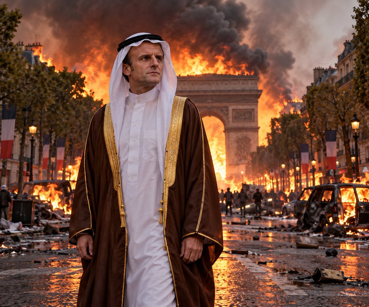 Dreamer18Night's tweet photo. @BillAckman Anyone left in France needs to convert to Islam, your  finished. You did it to yourselves. https://t.co/l6PHTY40ym
